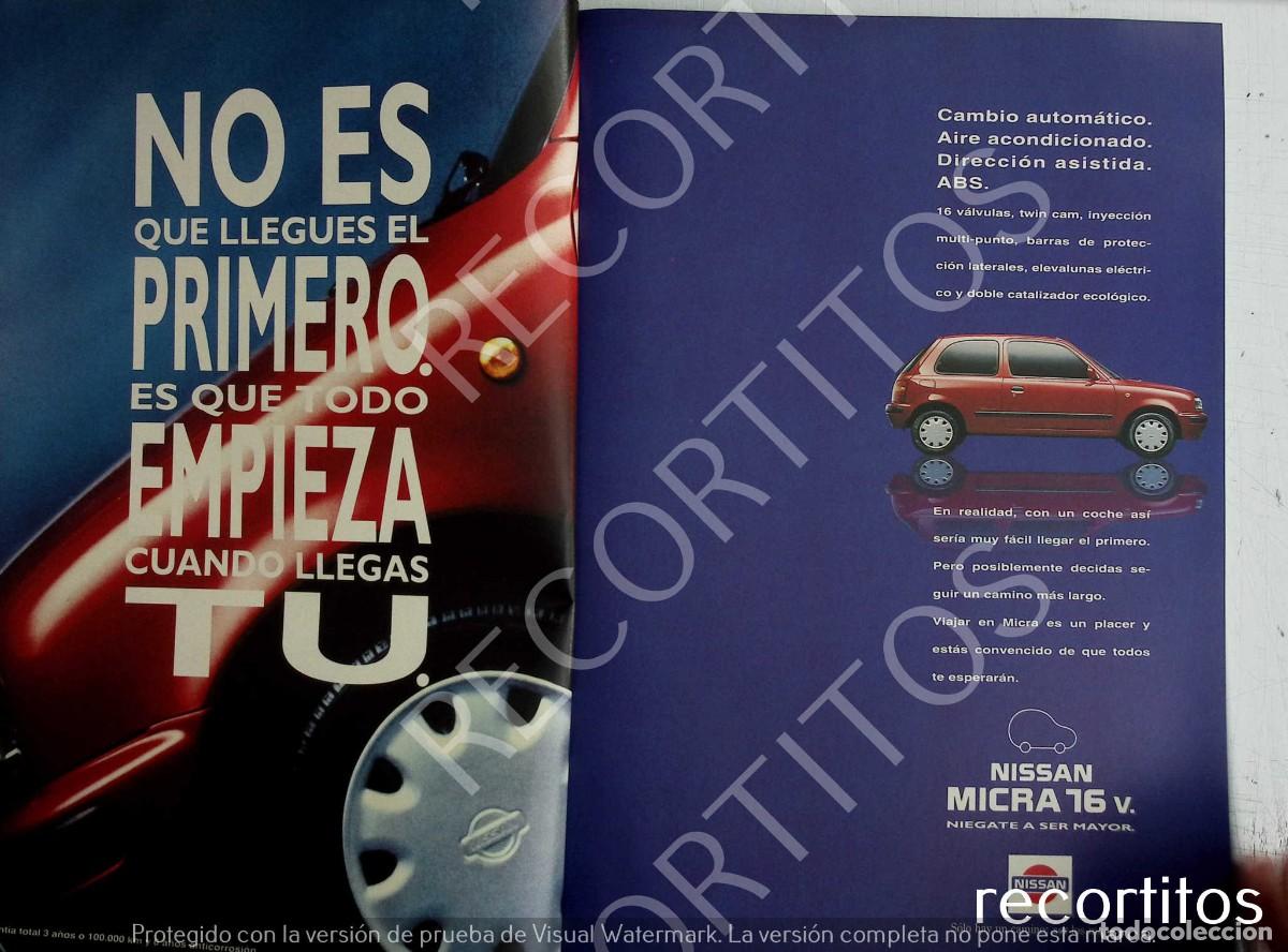 Coleccionismo de Revistas y Peri&oacute;dicos: NISSAN MICRA ANUNCIO PUBLICIDAD