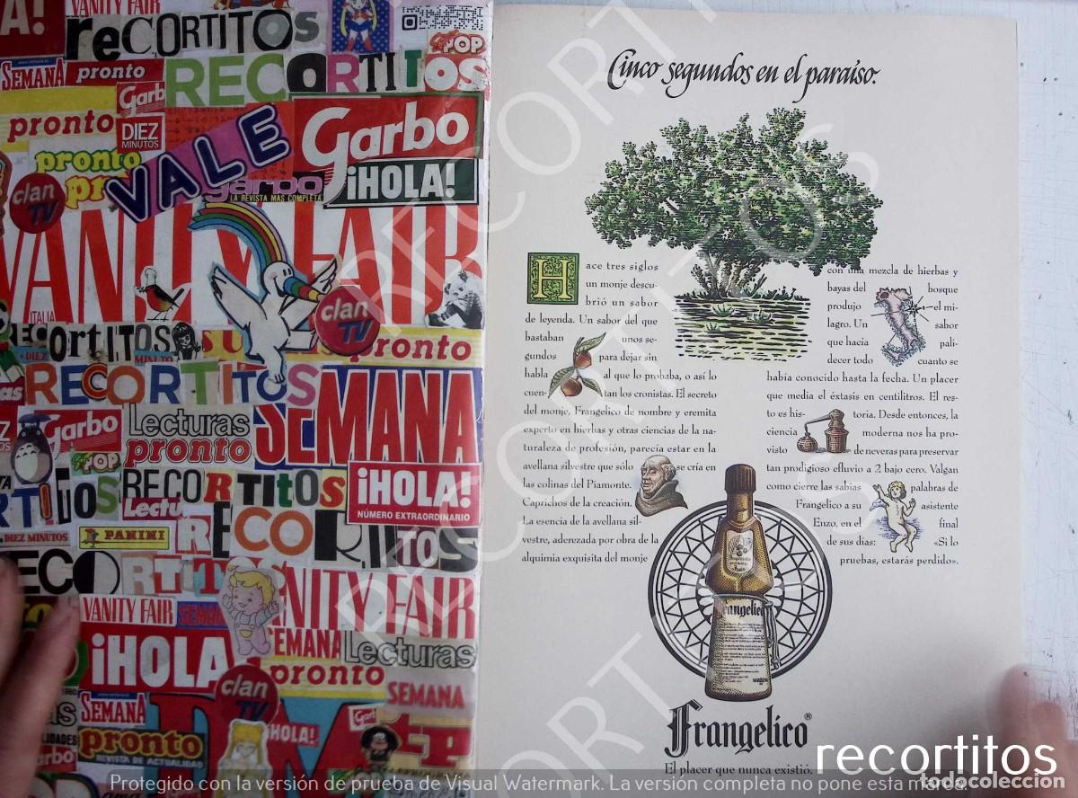 Collezionismo di Riviste e Giornali: frangelico licor anuncio publicidad
