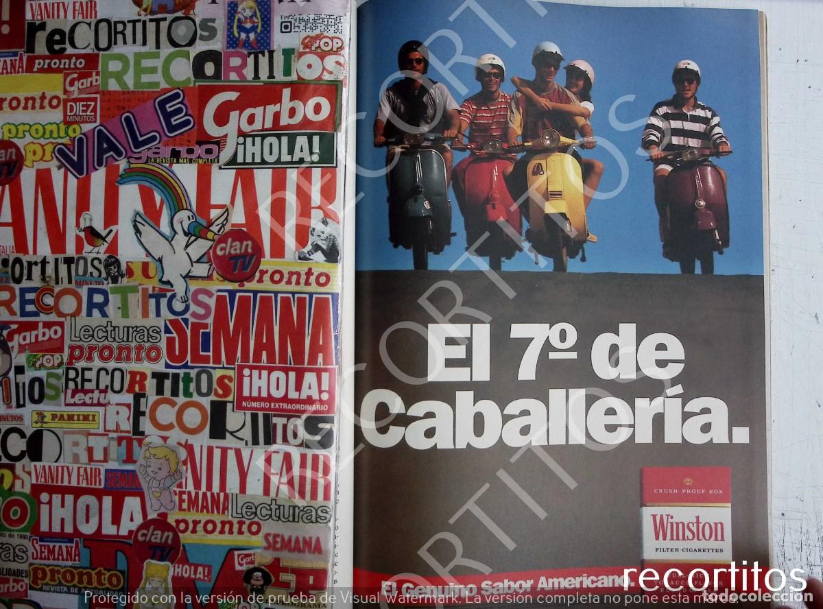 Coleccionismo de Revistas y Peri&oacute;dicos: WINSTON TABACO CIGARRILLOS ANUNCIO PUBLICIDAD VESPA
