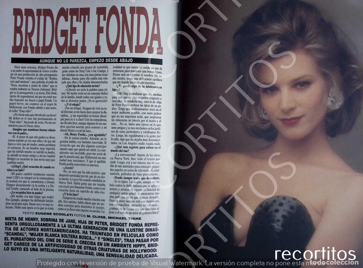 Collection Magazines and Newspapers: bridget fonda
