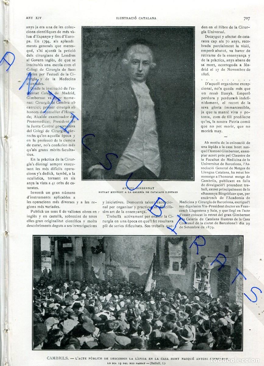 Collection Magazines and Newspapers: REVISTA 1916 CERAMICA DE ZULOAGA ANTONI GIMBERNAT DE CAMBRILS MIQUEL FERRARONS DE SANT FELIU GUIXOLS