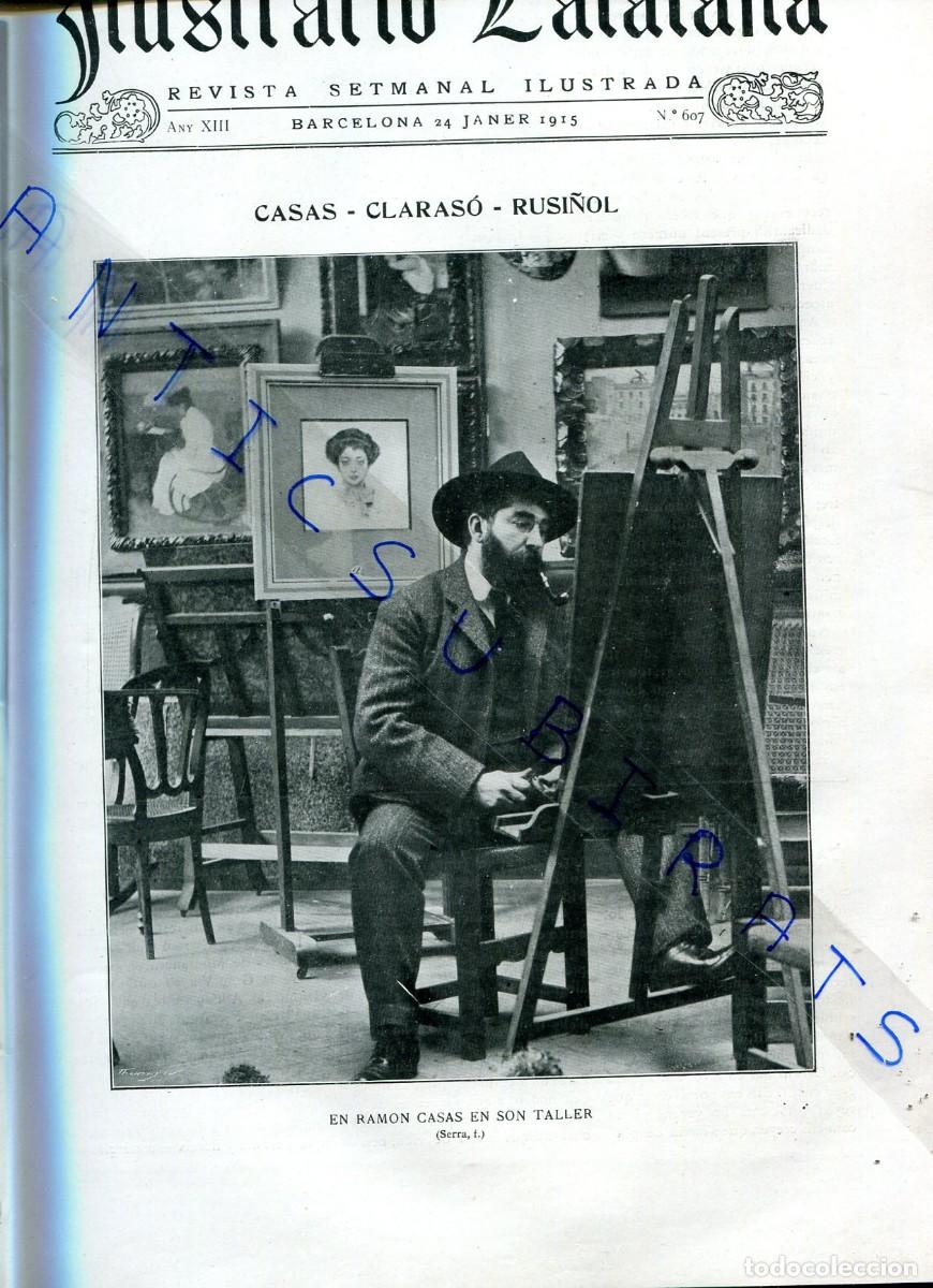 Coleccionismo de Revistas y Peri&oacute;dicos: REVISTA ANY 1915 RAMON CASAS ENRIC CLARASO SANTIAGO RUSI&Ntilde;OL MARIA BARRIENTOS MULEY HAFID MARRUECOS