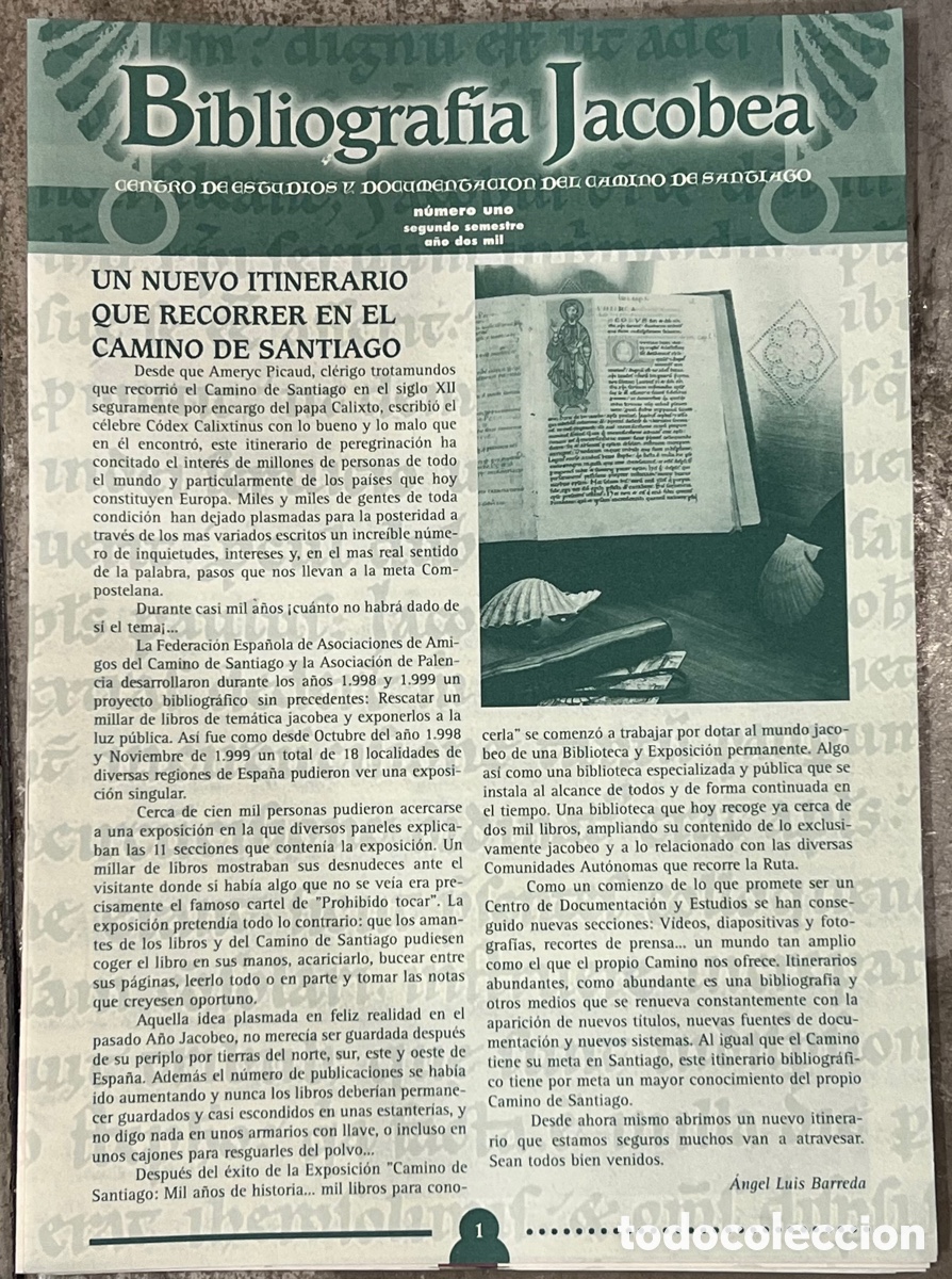 Collectionnisme de Revues et Journaux: Suplemento de Revista. Bibliograf&iacute;a Jacovea. 2000.