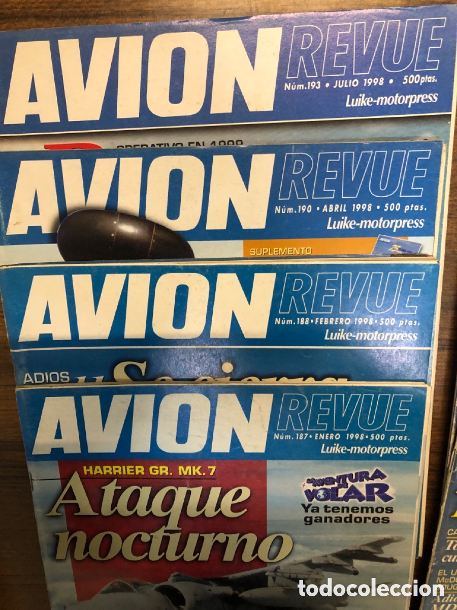 Collection Magazines and Newspapers: AVI&Oacute;N REVUE. N 187. 188. 190. 193. 194. 195. 197.