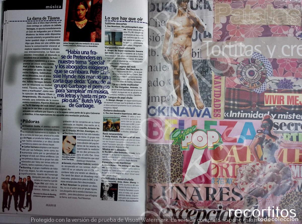 Coleccionismo de Revistas y Peri&oacute;dicos: BURNING JIMI HENDRIX JULIETA VENEGAS