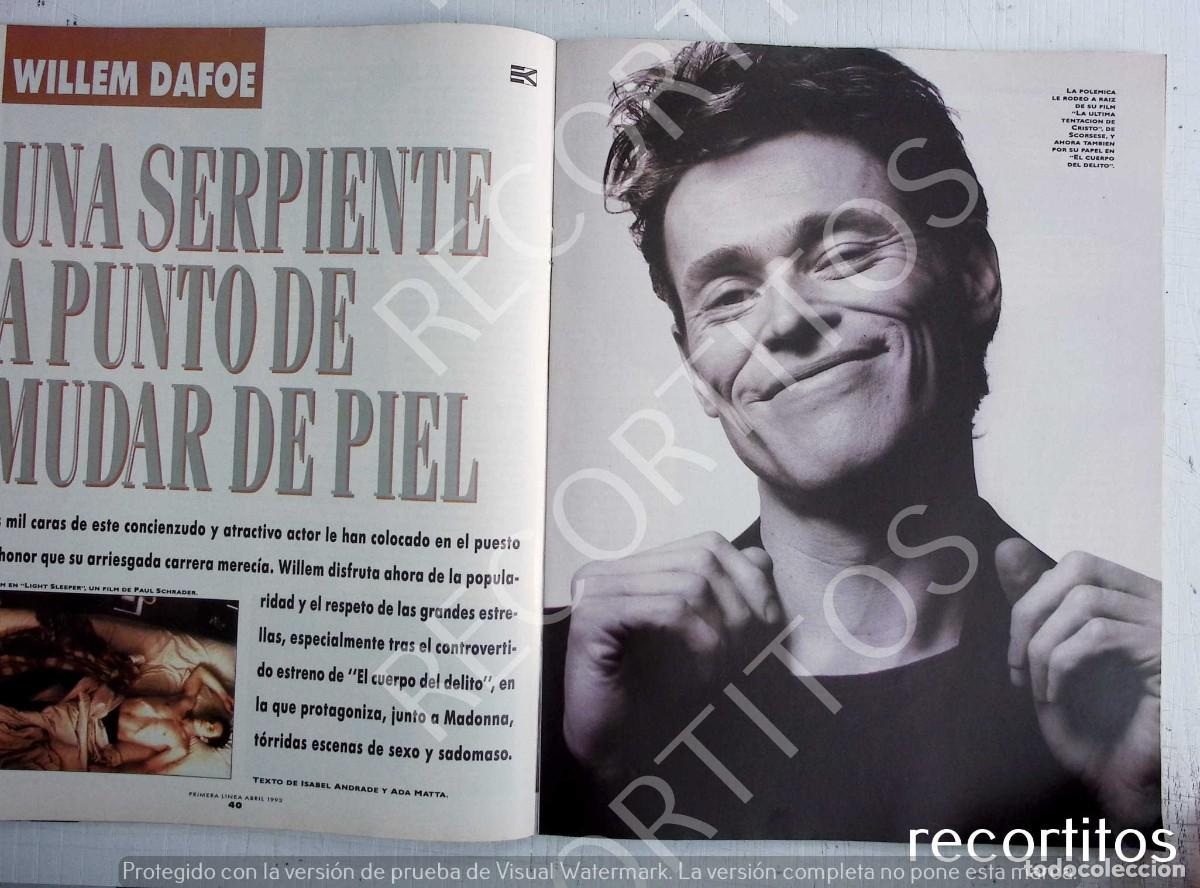 Coleccionismo de Revistas y Peri&oacute;dicos: WILLEM DAFOE MADONNA