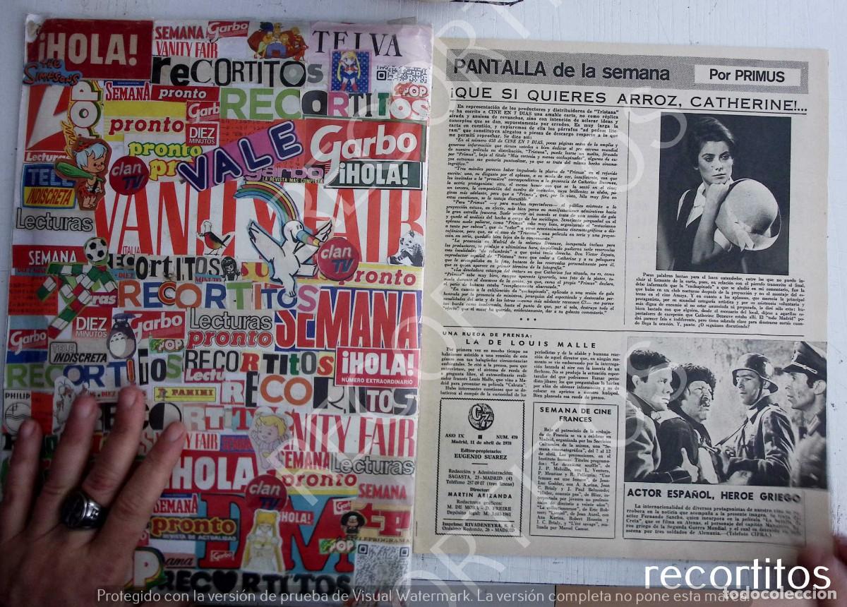 Collection Magazines and Newspapers: CATHERINE DENEUVE FERNANDO SANCHO