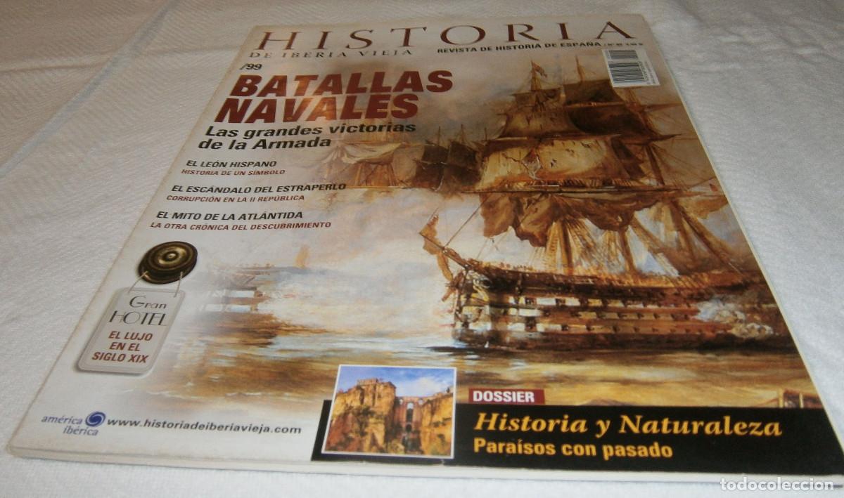 Colecionismo de Revistas e Jornais: revista historia de iberia vieja n&ordm; 99 batallas navales las grandes victorias de la armada