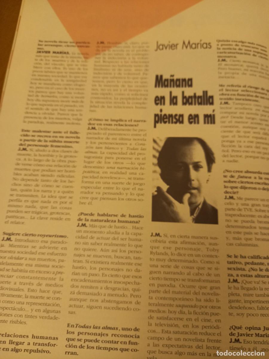 Coleccionismo de Revistas y Peri&oacute;dicos: ENTREVISTA A JAVIER MAR&Iacute;AS. EXTRA&Iacute;DO DE HIKA JULIO 1994