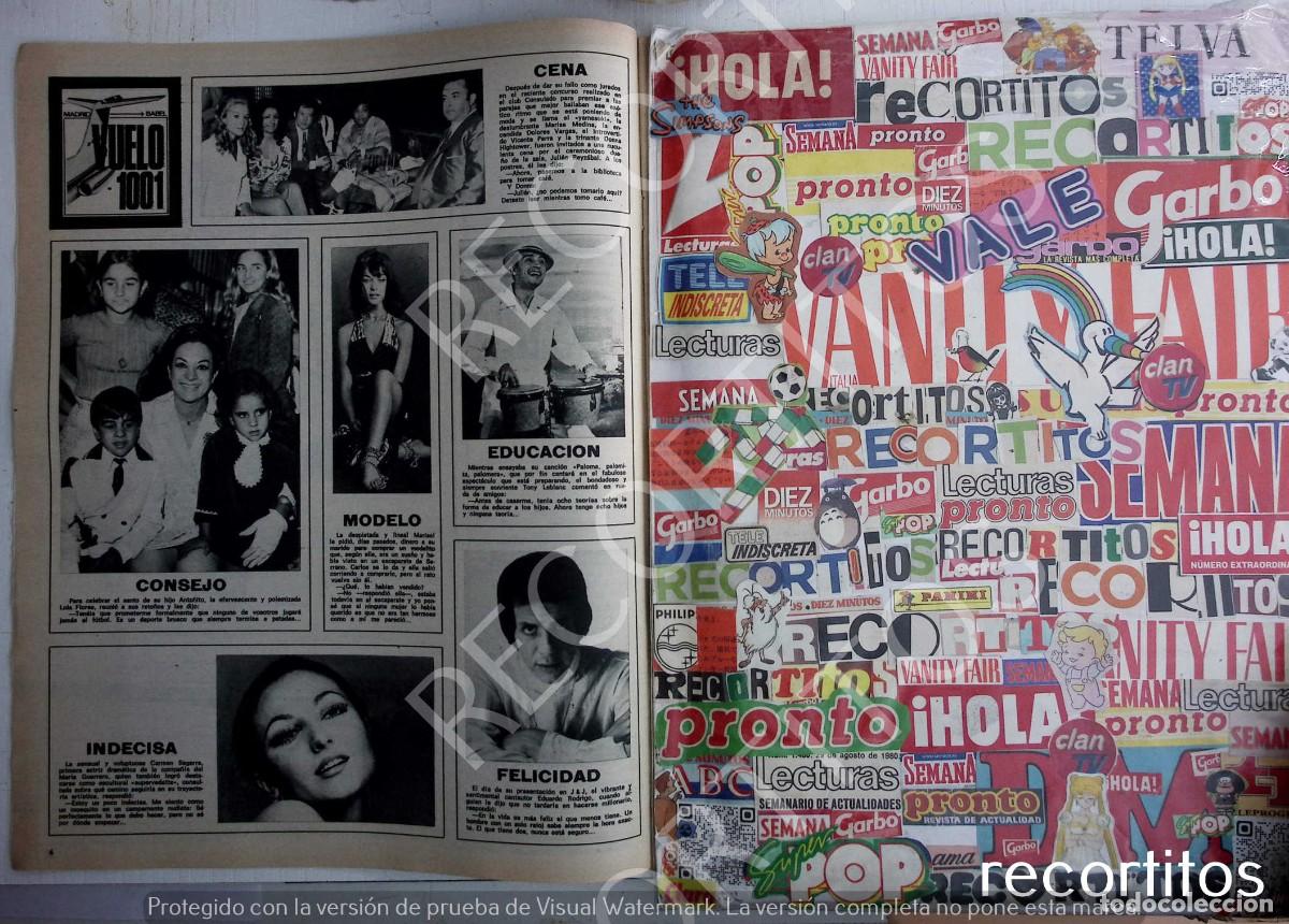 Coleccionismo de Revistas y Peri&oacute;dicos: CARMEN SEGARRA LOLA FLORES LOLITA ROSARIO ANTONIO MARISOL TONY LEBLANC DOLORES VARGAS MARISA MEDINA