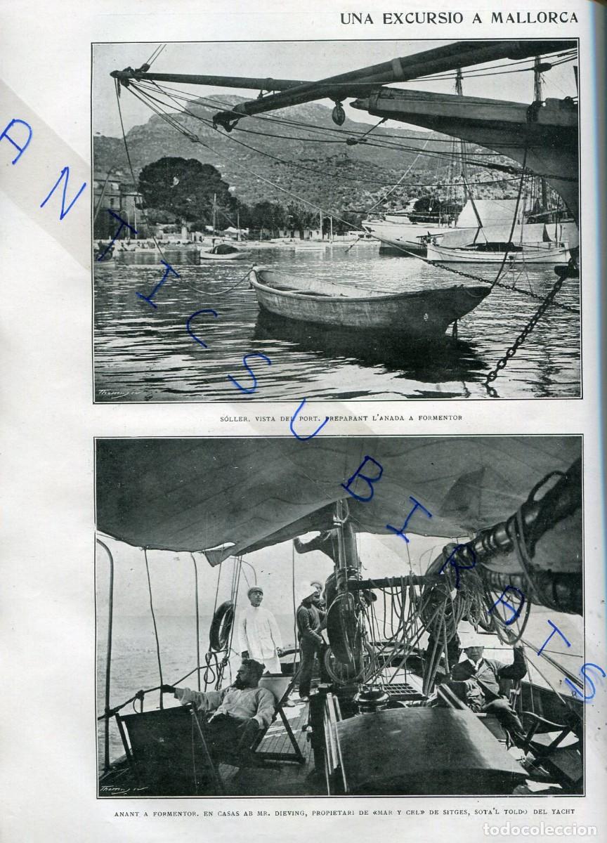 Coleccionismo de Revistas y Peri&oacute;dicos: REVISTA ANY 1915 RAMON CASAS A FORMENTOR ARTA MAR I CEL DEIVING PESCA AMB BOUS CREU D' OLORDRE