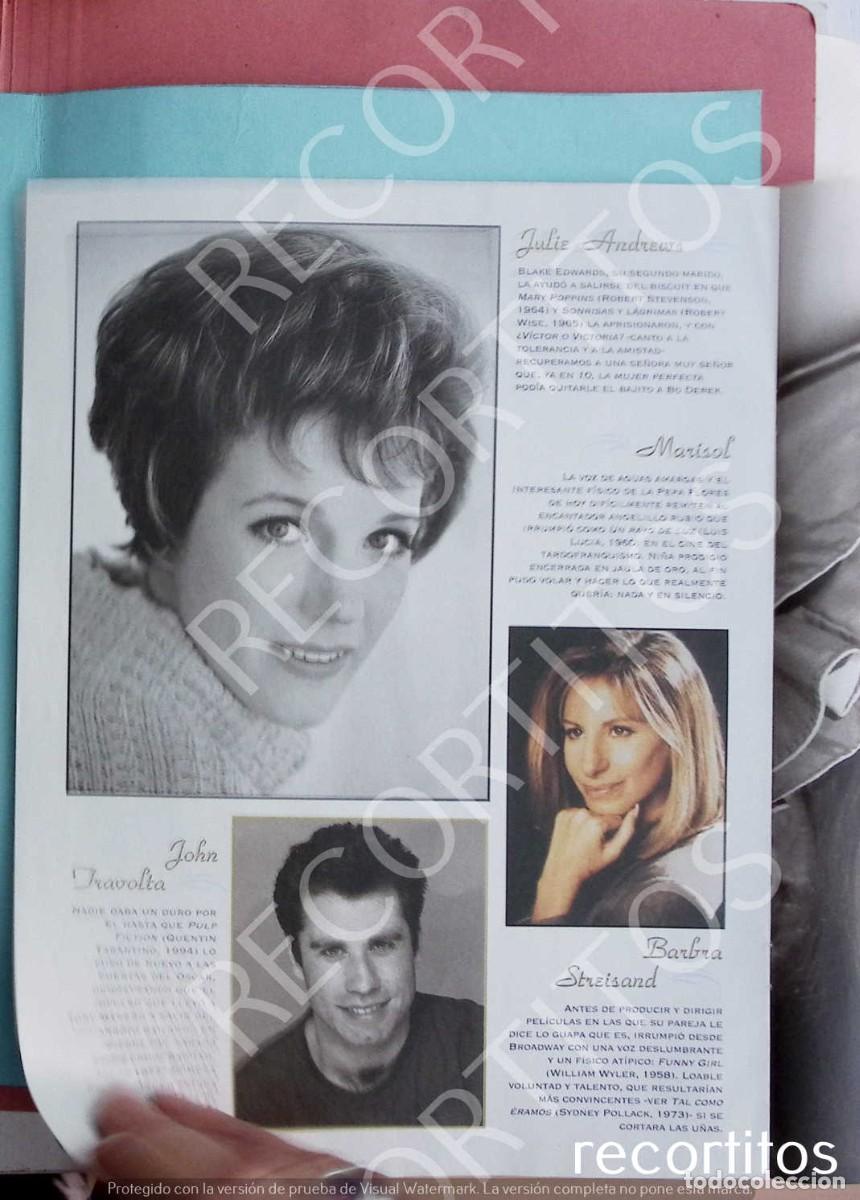 Coleccionismo de Revistas y Peri&oacute;dicos: JULIE ANDREWS JOHN TRAVOLTA BARBRA STREISAND