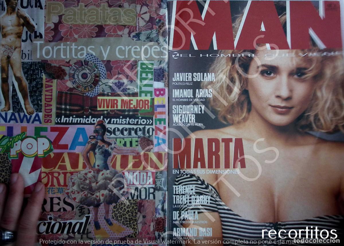 Coleccionismo de revistas y peri&oacute;dicos: RECORTE PORTADA MARTA SANCHEZ OLE OLE
