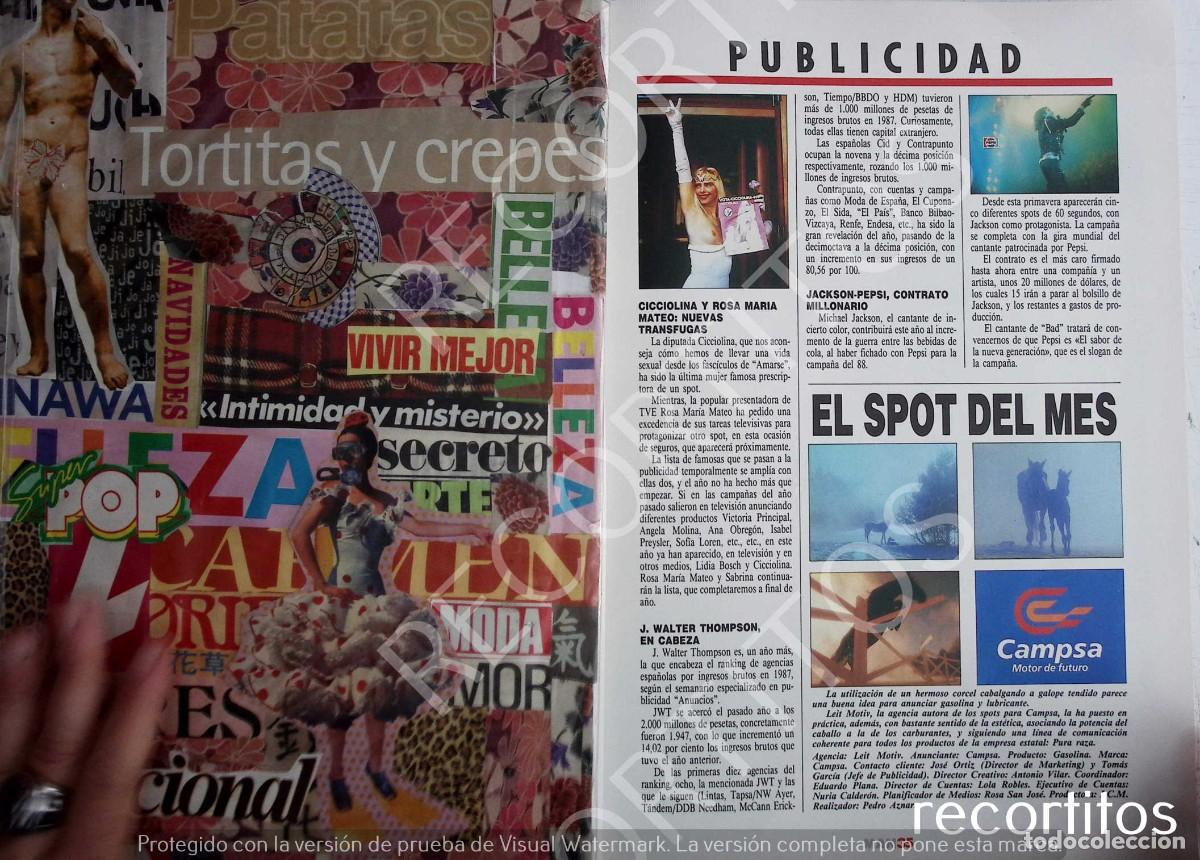 Coleccionismo de Revistas y Peri&oacute;dicos: CICCIOLINA MICHAEL JACKSON PEPSI