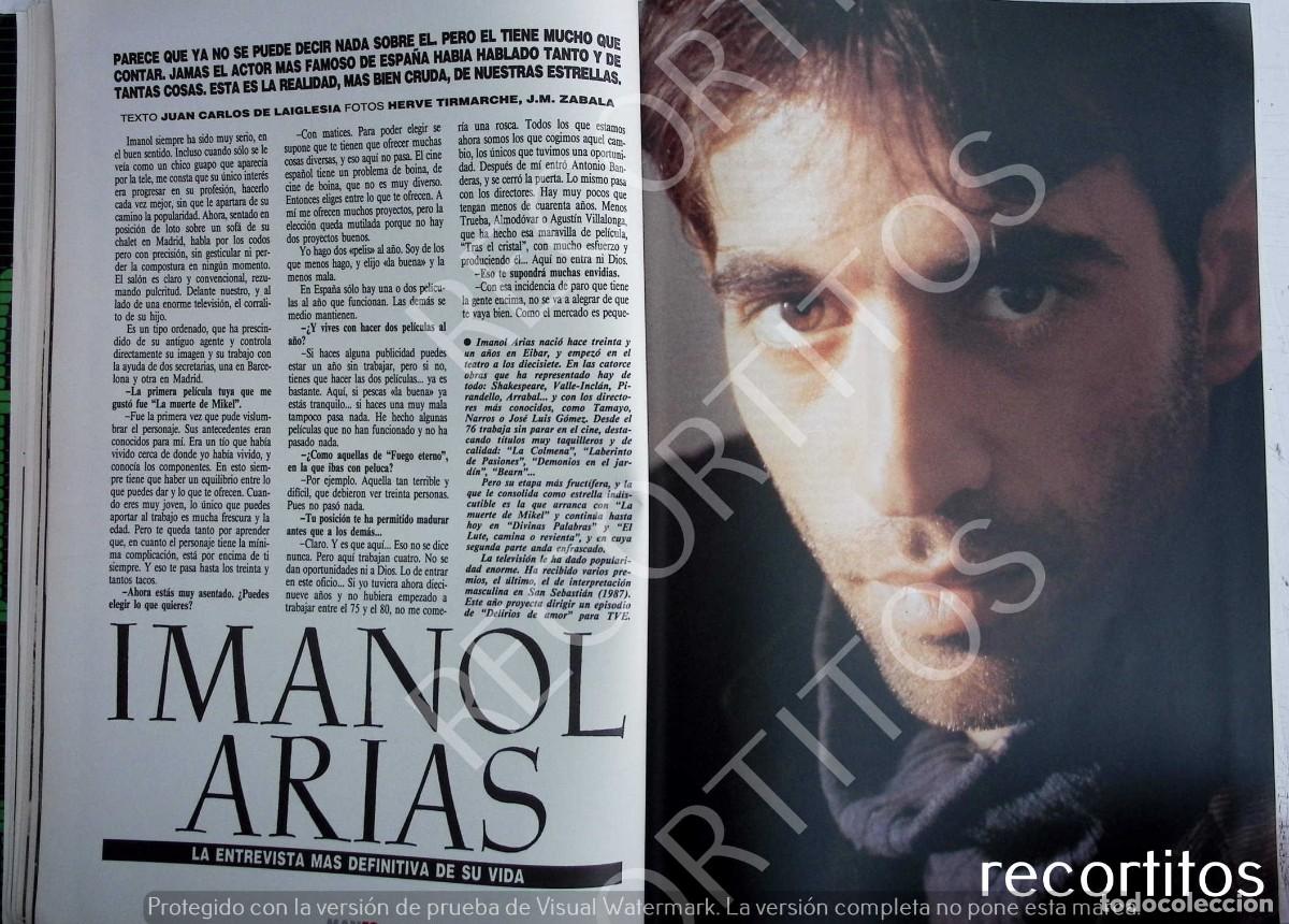 Coleccionismo de revistas y peri&oacute;dicos: IMANOL ARIAS 1988