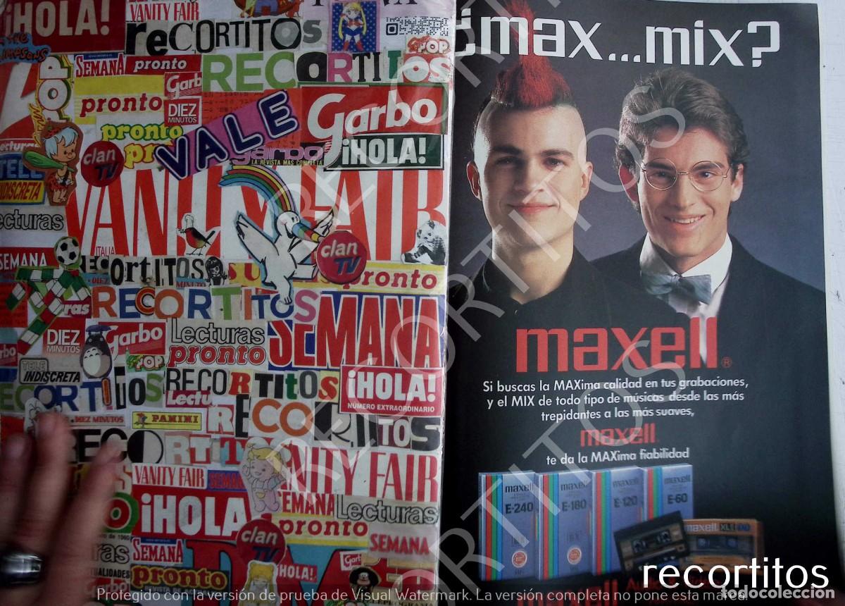Coleccionismo de revistas y peri&oacute;dicos: CASET CASETTES CINTAS MAGNETICAS MAXELL ANUNCIO PUBLICIDAD