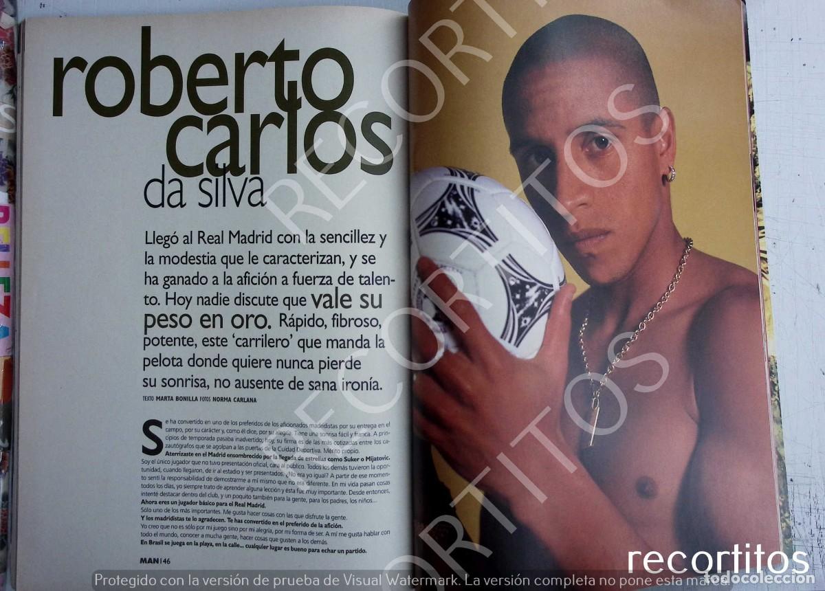 roberto carlos da silva real madrid - Compra venta en todocoleccion