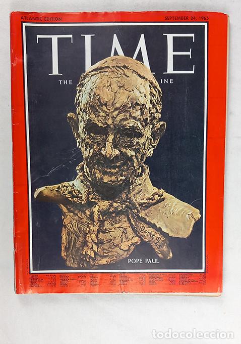 Coleccionismo de Revistas y Peri&oacute;dicos: Pope Paul. Time September 24, 1965