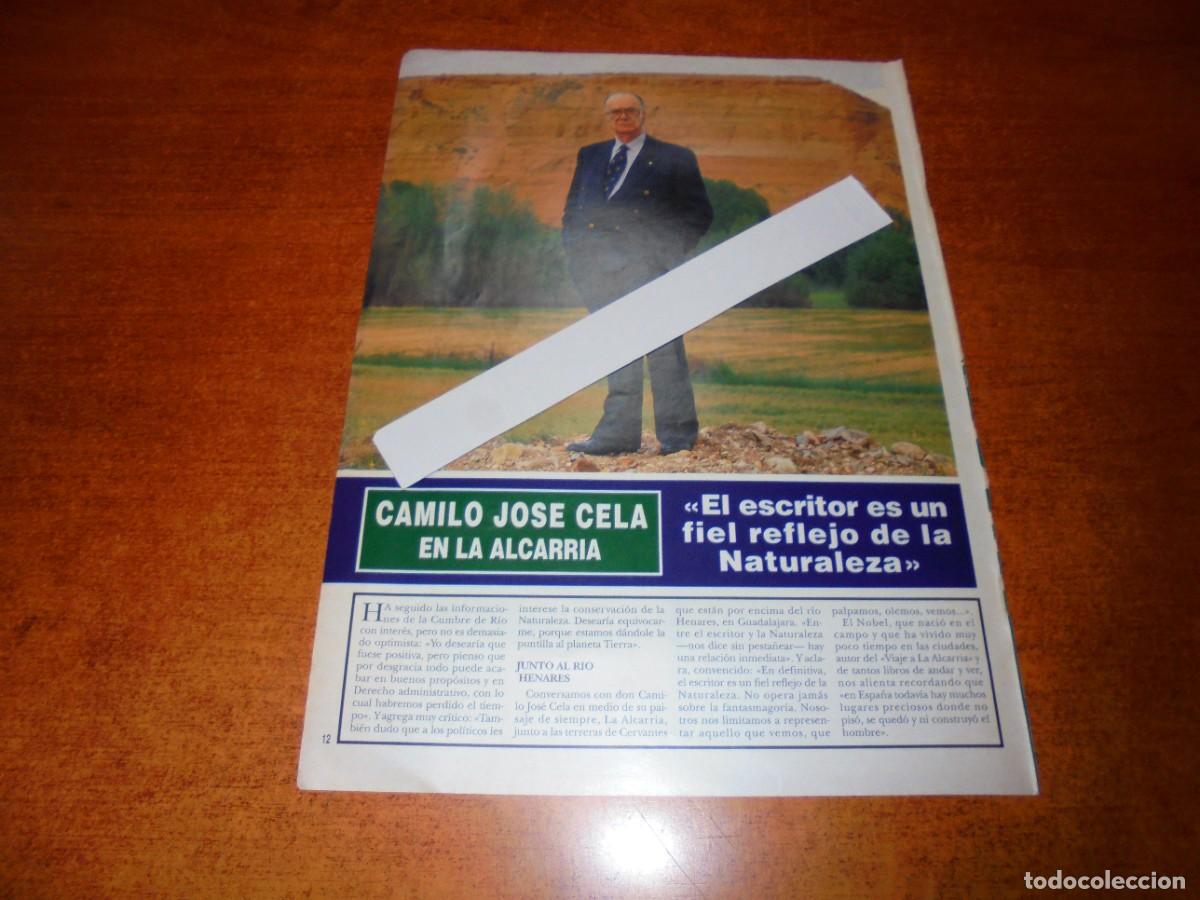 Coleccionismo de revistas y peri&oacute;dicos: CLIPPING 1992: CAMILO JOS&Eacute; CELA EN LA ALCARRIA