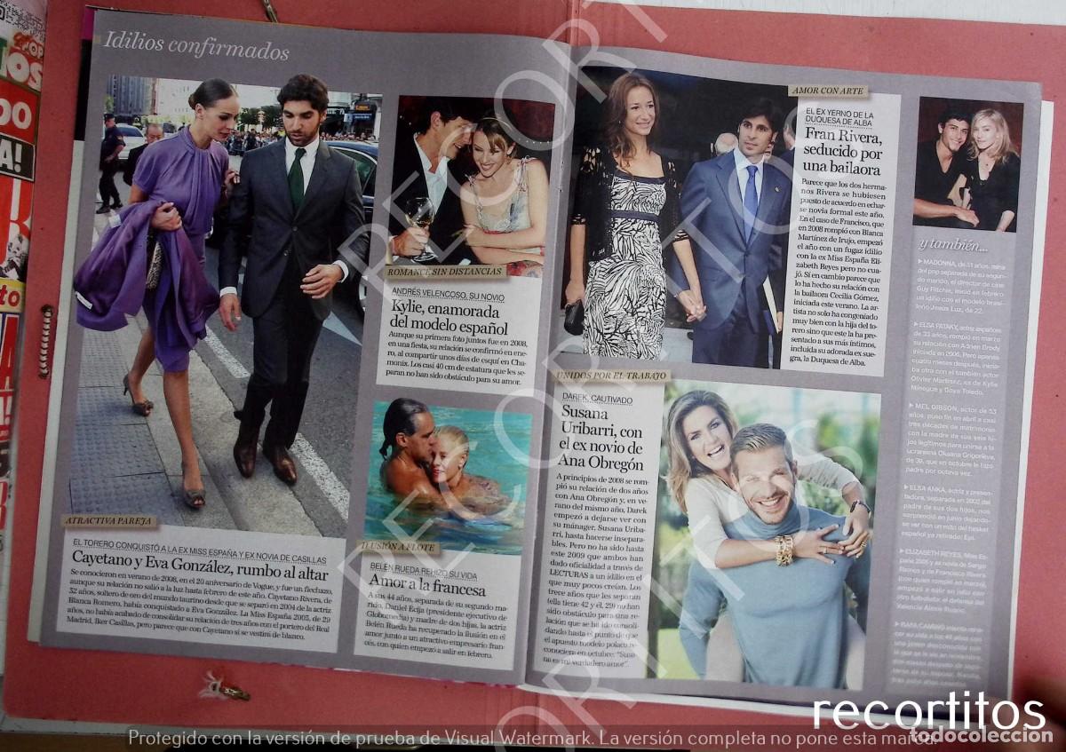Coleccionismo de Revistas y Peri&oacute;dicos: MADONNA EVA GONZALEZ MISS EPA&Ntilde;A CAYETANO BELEN RUEDA KYLIE MINOGUE DAREK SUSANA URIBARRI