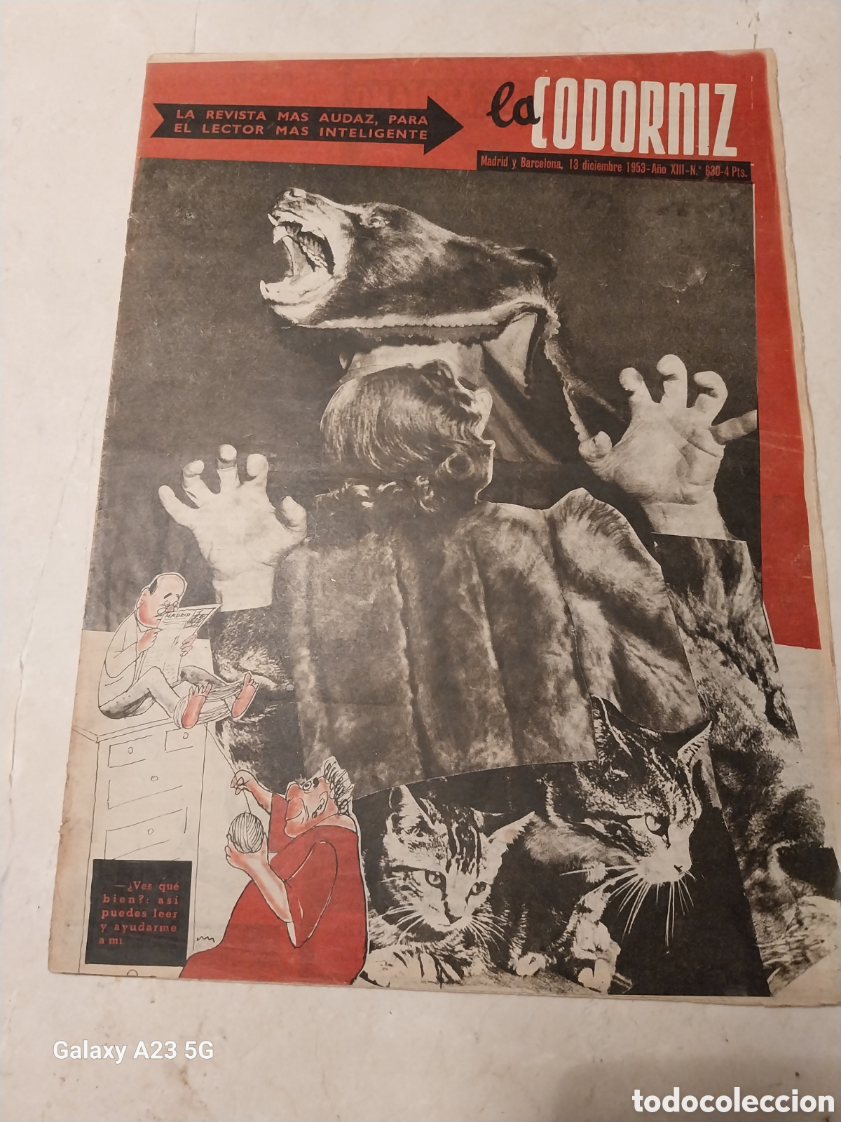 Coleccionismo de Revistas y Peri&oacute;dicos: LA CODORNIZ 1953 LOLA FLORES INTERVIU. EL TERRIBLE DON HERMINIO. EL PEQUE&Ntilde;O REY