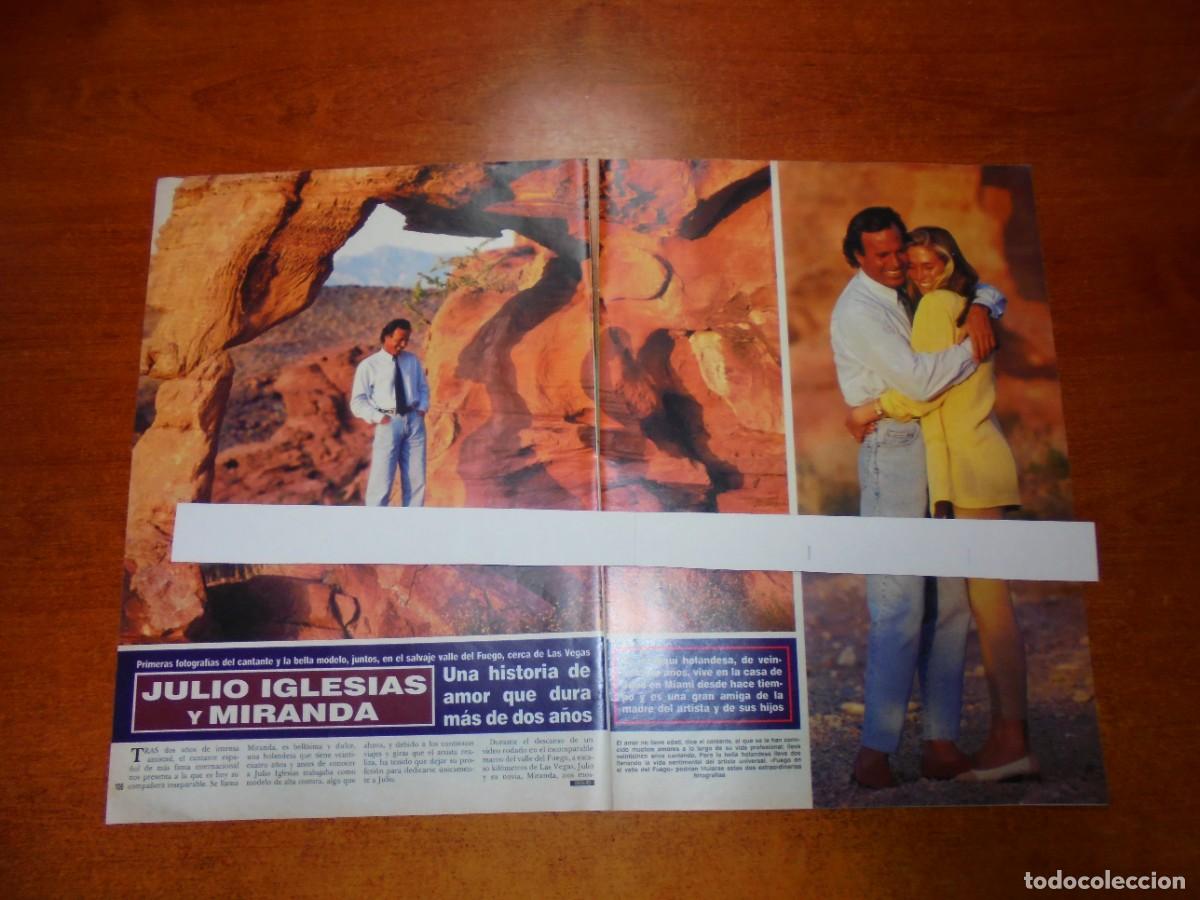 Coleccionismo de Revistas y Peri&oacute;dicos: CLIPPING 1992: JULIO IGLESIAS Y MIRANDA