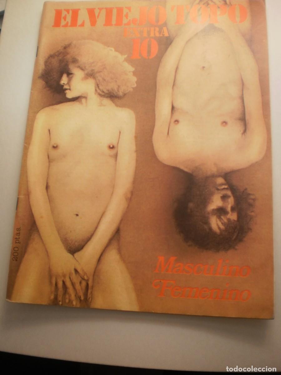 Coleccionismo de revistas y peri&oacute;dicos: el viejo topo extra 10 maculino femenino. grafesa 1976 (buen estado)