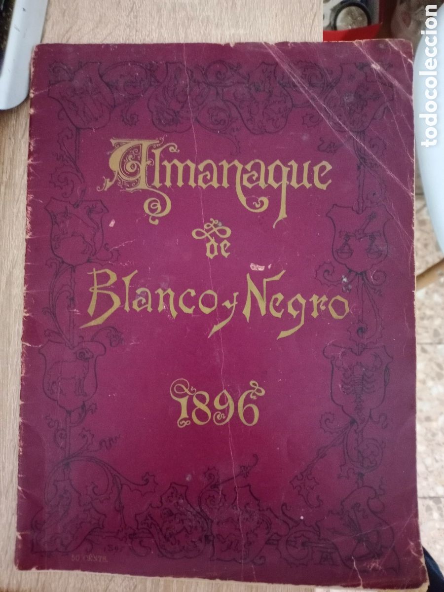 Coleccionismo de Revistas y Peri&oacute;dicos: Almanaque Blanco y Negro 1896
