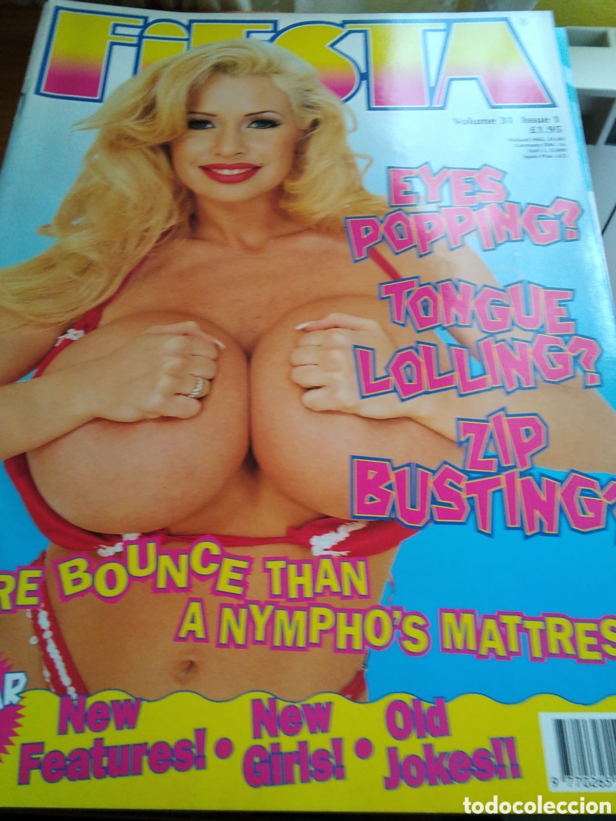 Coleccionismo de Revistas y Peri&oacute;dicos: Fiesta revista erotica inglesa desnudos mujeres 31/1 a&ntilde;o 1997