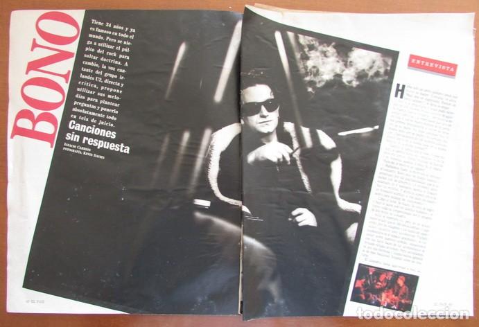 Coleccionismo de Revistas y Peri&oacute;dicos: RECORTE REVISTA EL PA&Iacute;S 68 1992 BONO U2. 4 P&Aacute;GS