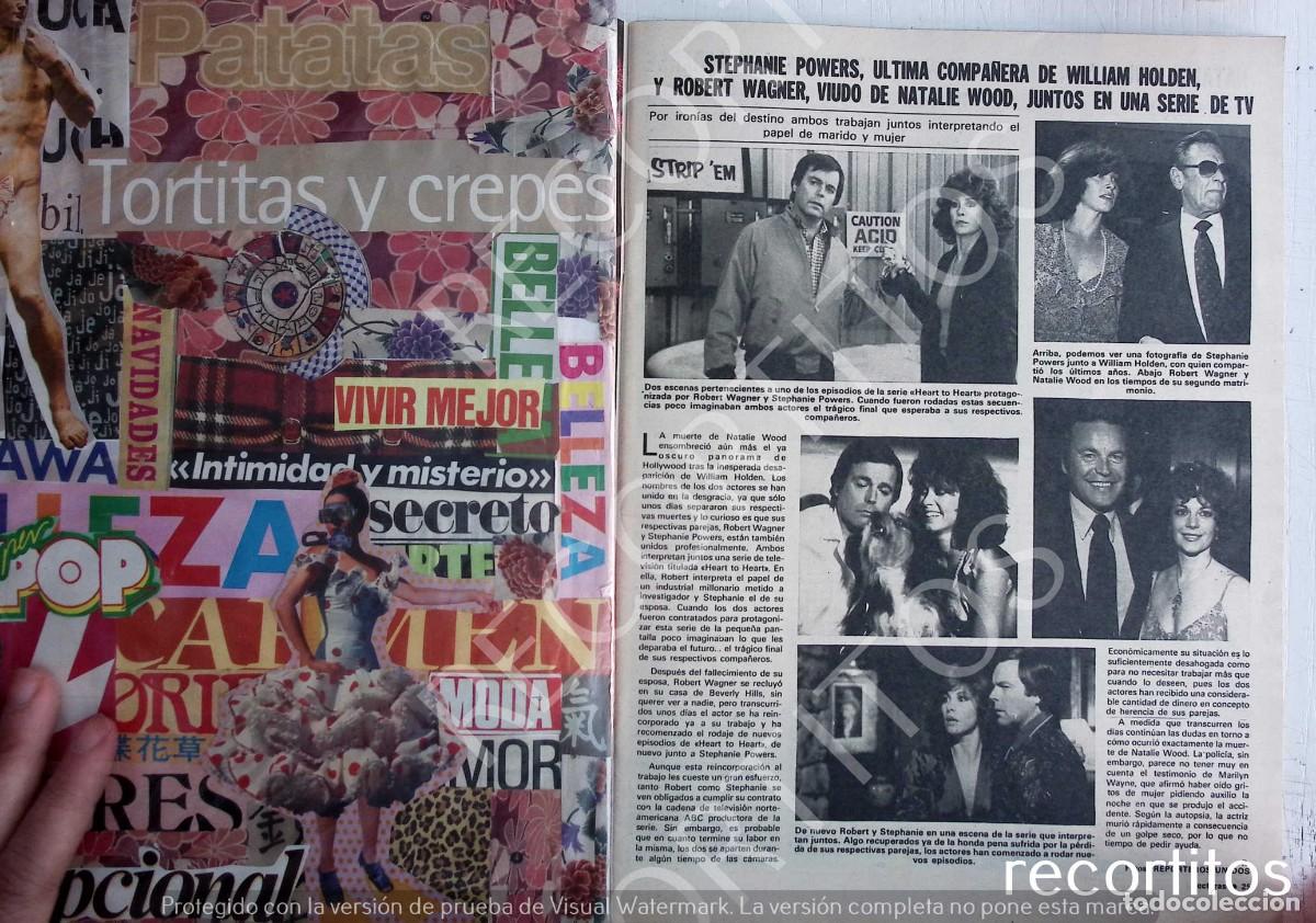 Coleccionismo de revistas y peri&oacute;dicos: STEPHANIE POWERS ROBERT WAGNER - Foto 1