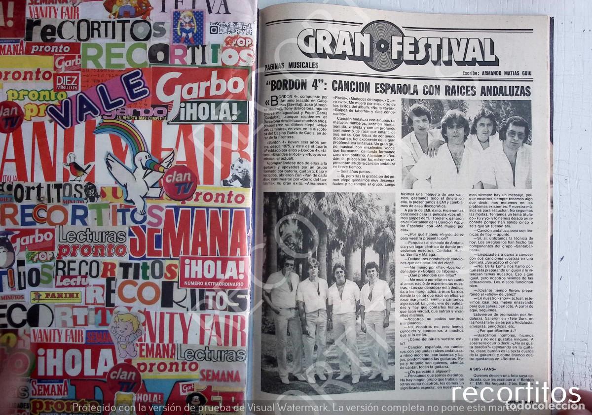 Coleccionismo de revistas y peri&oacute;dicos: BORDON 4 - Foto 1