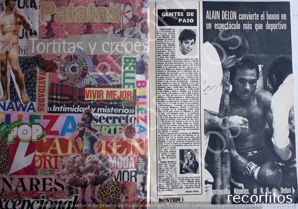 Coleccionismo de Revistas y Peri&oacute;dicos: LINAMORGAN ALAIN DELON BRIGITTE BARDOT