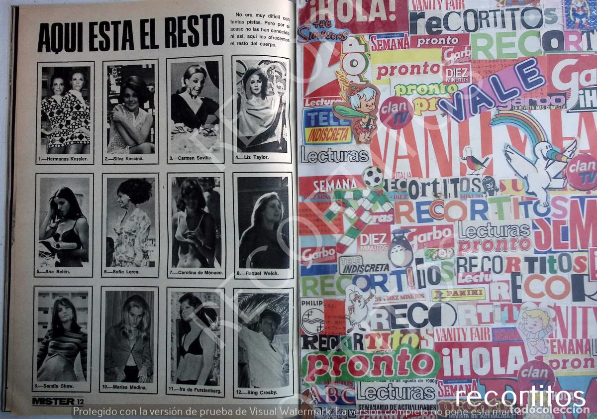Coleccionismo de Revistas y Peri&oacute;dicos: CARMEN SEVILLA SILVA KOSCINA LIZ TAYLOR HERMANA KESSLERSANDIE SHAW SOFIA LOREN CAROLINA DE MONACO