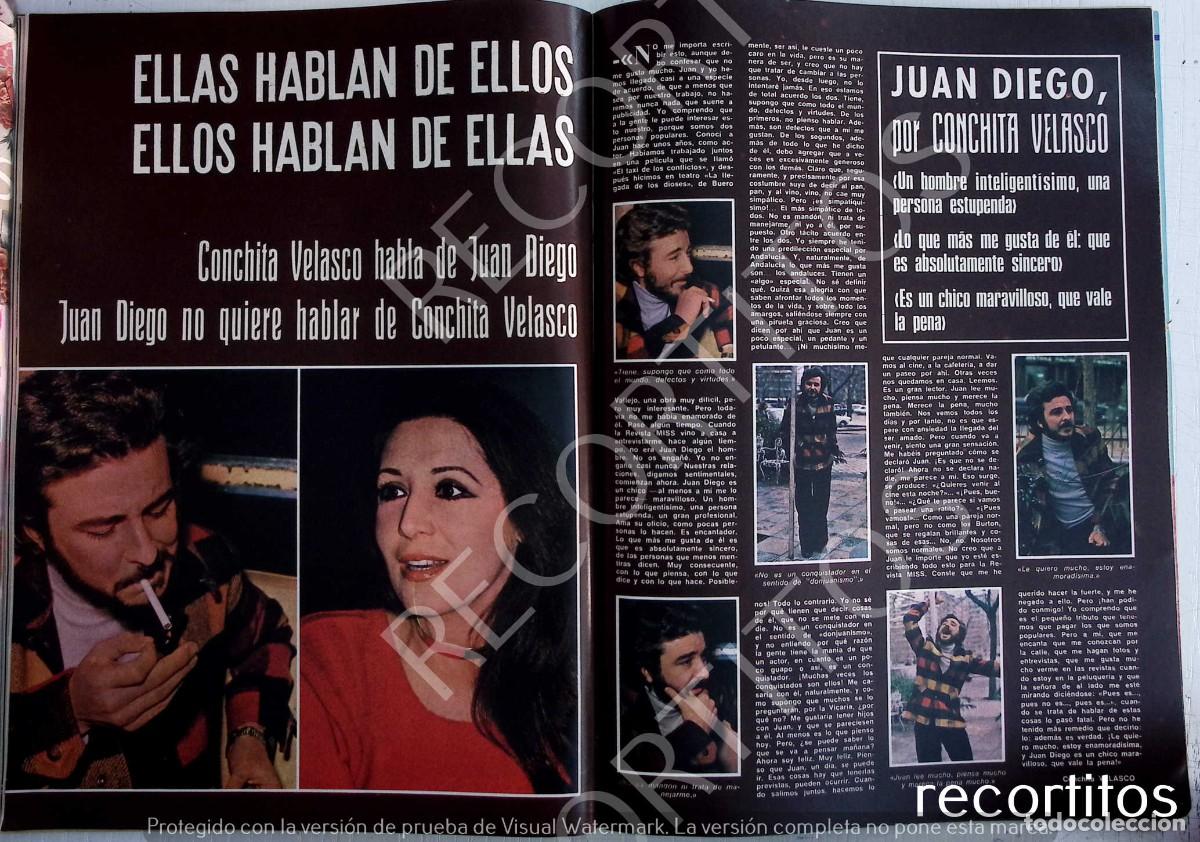 Coleccionismo de revistas y peri&oacute;dicos: CONCHA VELASCO JUAN DIEGO