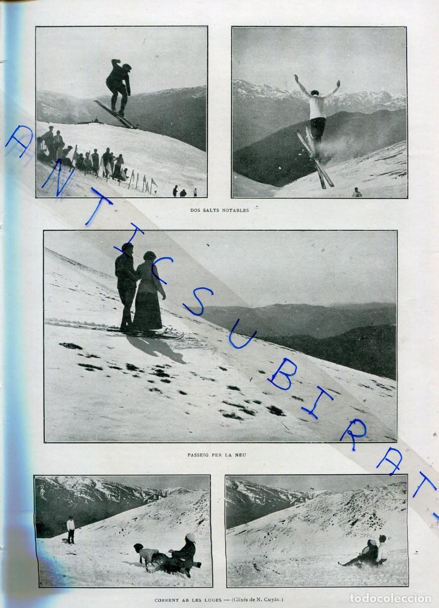 Coleccionismo de Revistas y Peri&oacute;dicos: REVISTA A&Ntilde;O 1913 ESQUI RIBES DE FRESER EL TAGA DEPORTE FEMENINO LUGES TRINEOS ORFEO DE REUS ZOPPETI