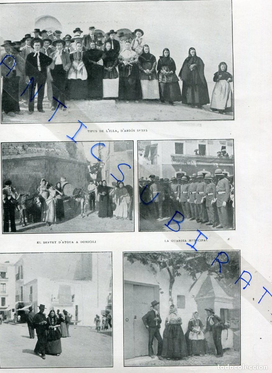 Coleccionismo de revistas y peri&oacute;dicos: REVISTA A&Ntilde;O 1913 VESTIDOS TIPICOS TRADICIONALES DE IBIZA EIVISSA ANTONIETTI FOTOGRAFO MUSICA BAILES