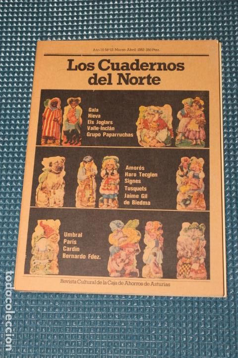 Coleccionismo de Revistas y Peri&oacute;dicos: LOS CUADERNOS DEL NORTE, A&Ntilde;OIII, N&ordm;12,1982, GALA, NIEVA, ELS JOGLARS, VALLE INCLAN