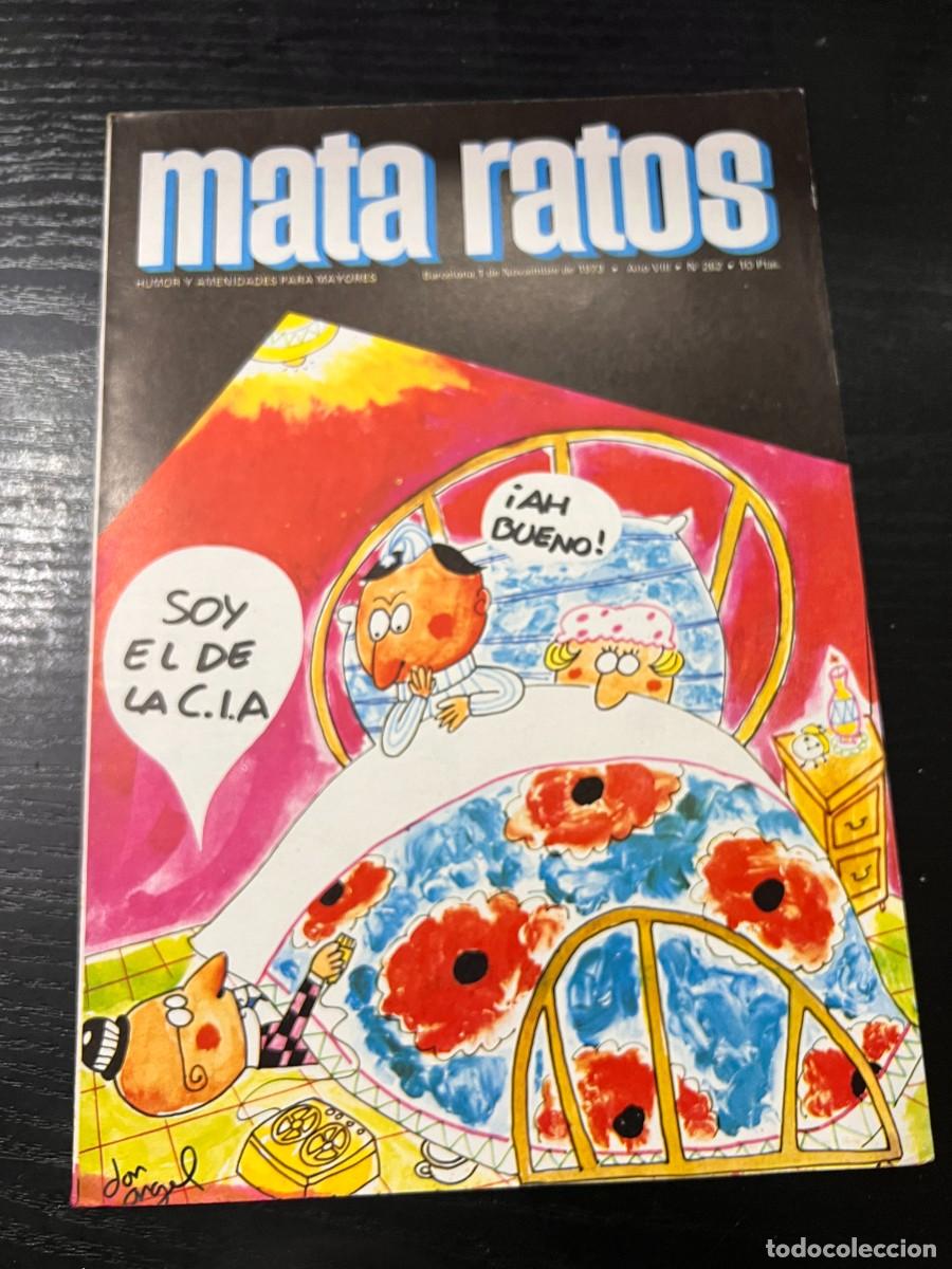 Collectionnisme de Revues et Journaux: MATA RATOS. HUMOR Y AMENIDADES. 1 NOVIEMBRE 1973. PRIMERA EPOCA. A&Ntilde;O VIII. N&ordm; 262. IBERO MUNDIAL