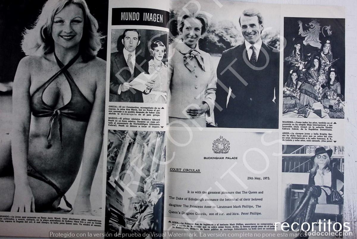 Coleccionismo de Revistas y Peri&oacute;dicos: miss maja internacional bb brigitte bardot ana de inglaterra jerry wood