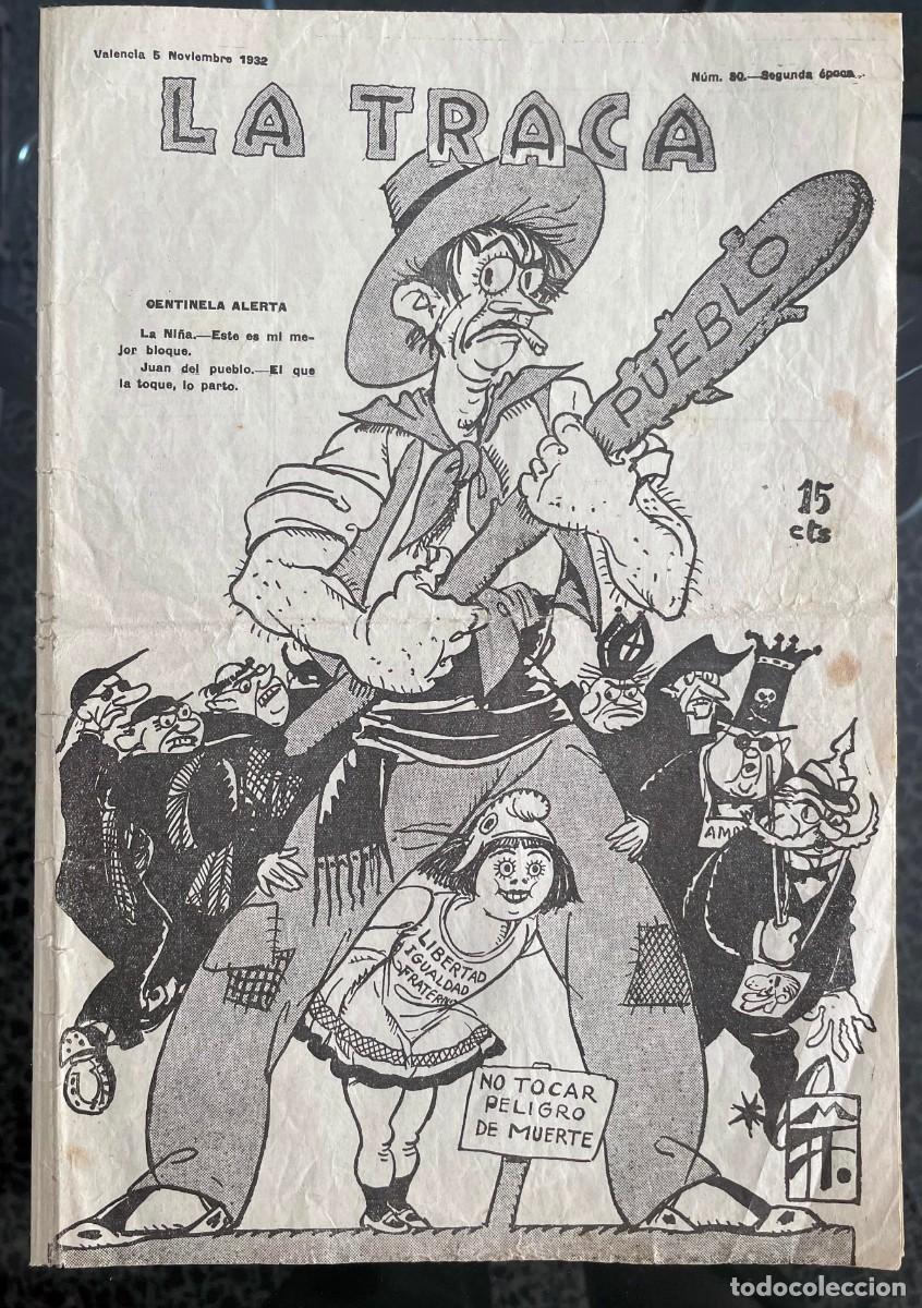 Coleccionismo de Revistas y Peri&oacute;dicos: Revista LA TRACA Numero-80. del 5 de Noviembre de 1932 (Valencia) .