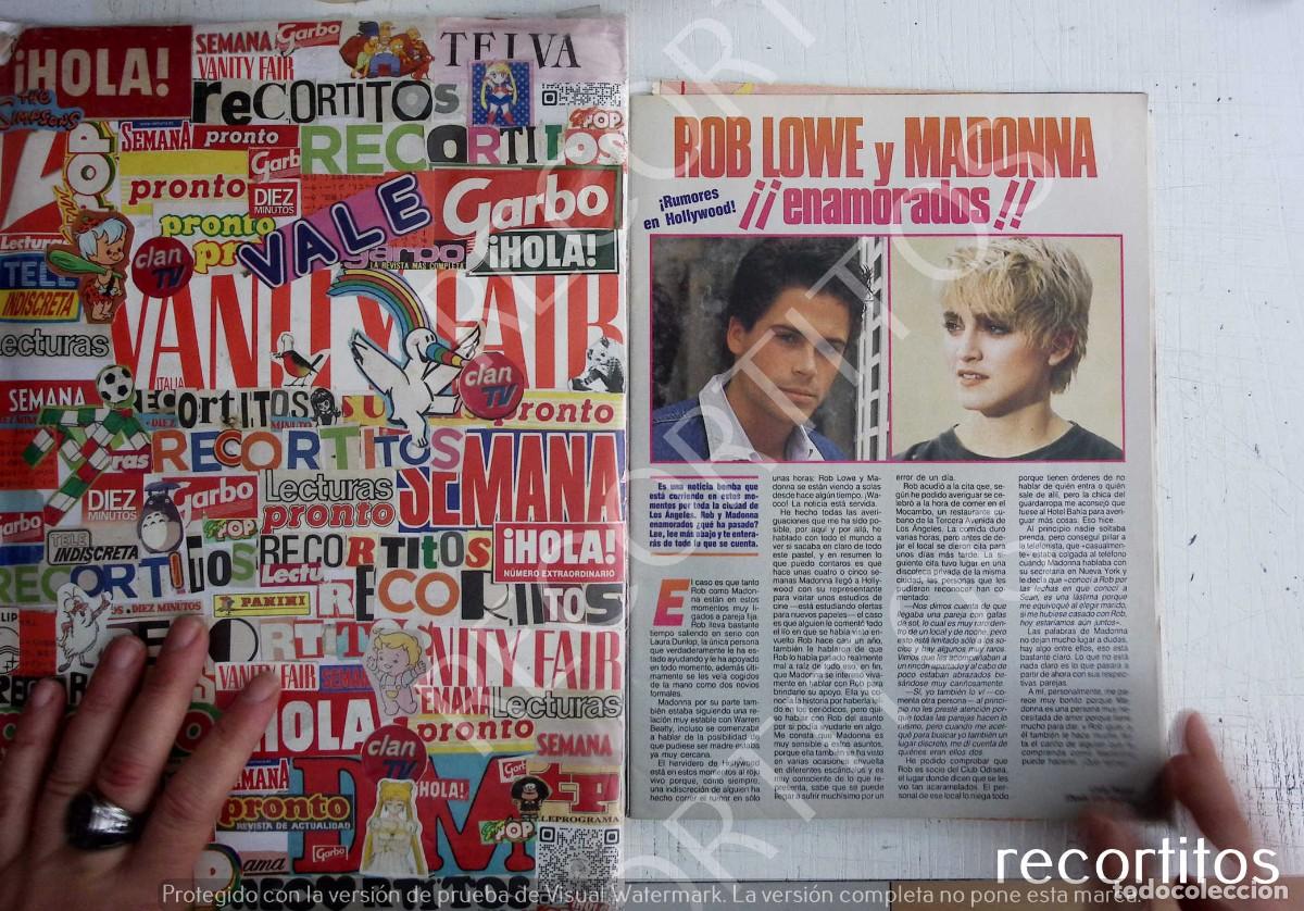 Coleccionismo de Revistas y Peri&oacute;dicos: rob lowe madonna