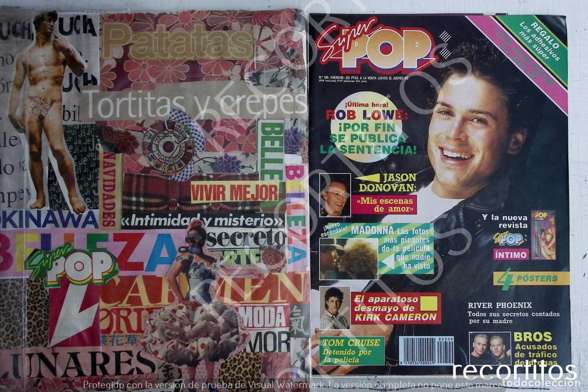 Coleccionismo de Revistas y Peri&oacute;dicos: recorte portada jason donovan rob lowe madonna mahoney bros