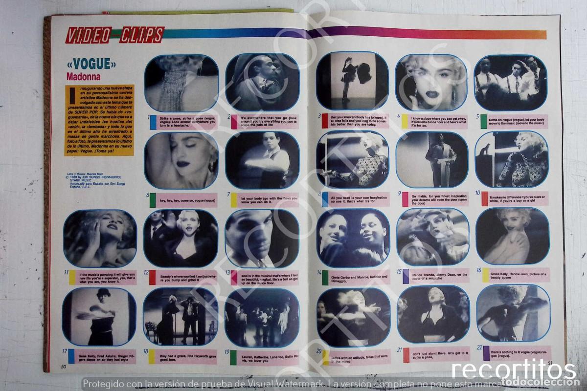 Coleccionismo de Revistas y Peri&oacute;dicos: madonna vogue