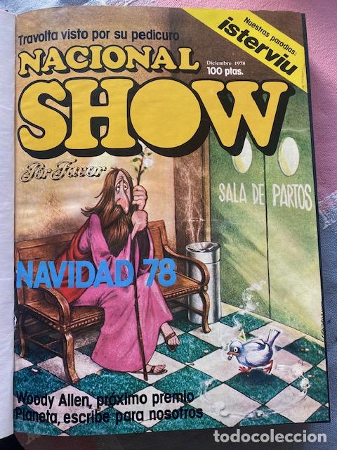 Coleccionismo de revistas y peri&oacute;dicos: Nacional Show . 1978. Numeros del 1 al 6 encuadernados + 3 numeros Revista QU&Eacute;, 10-11-23