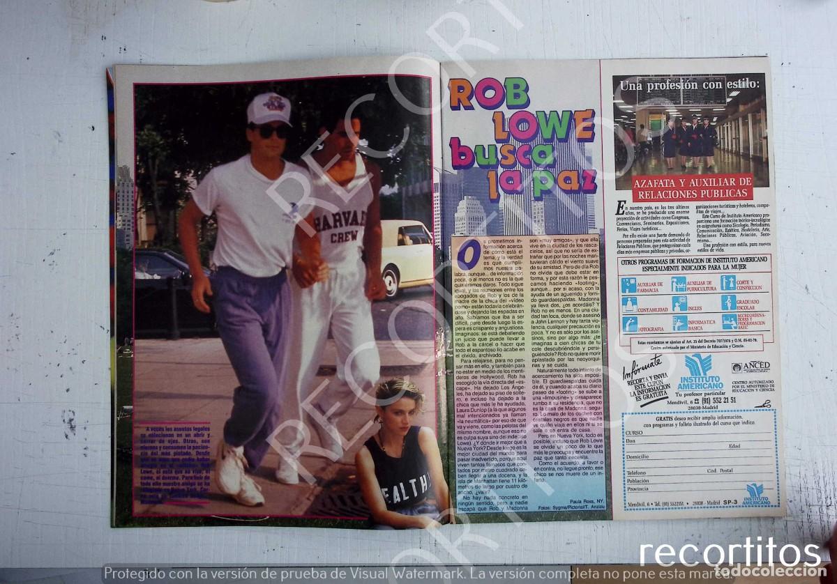 Coleccionismo de Revistas y Peri&oacute;dicos: rob lowe madonna