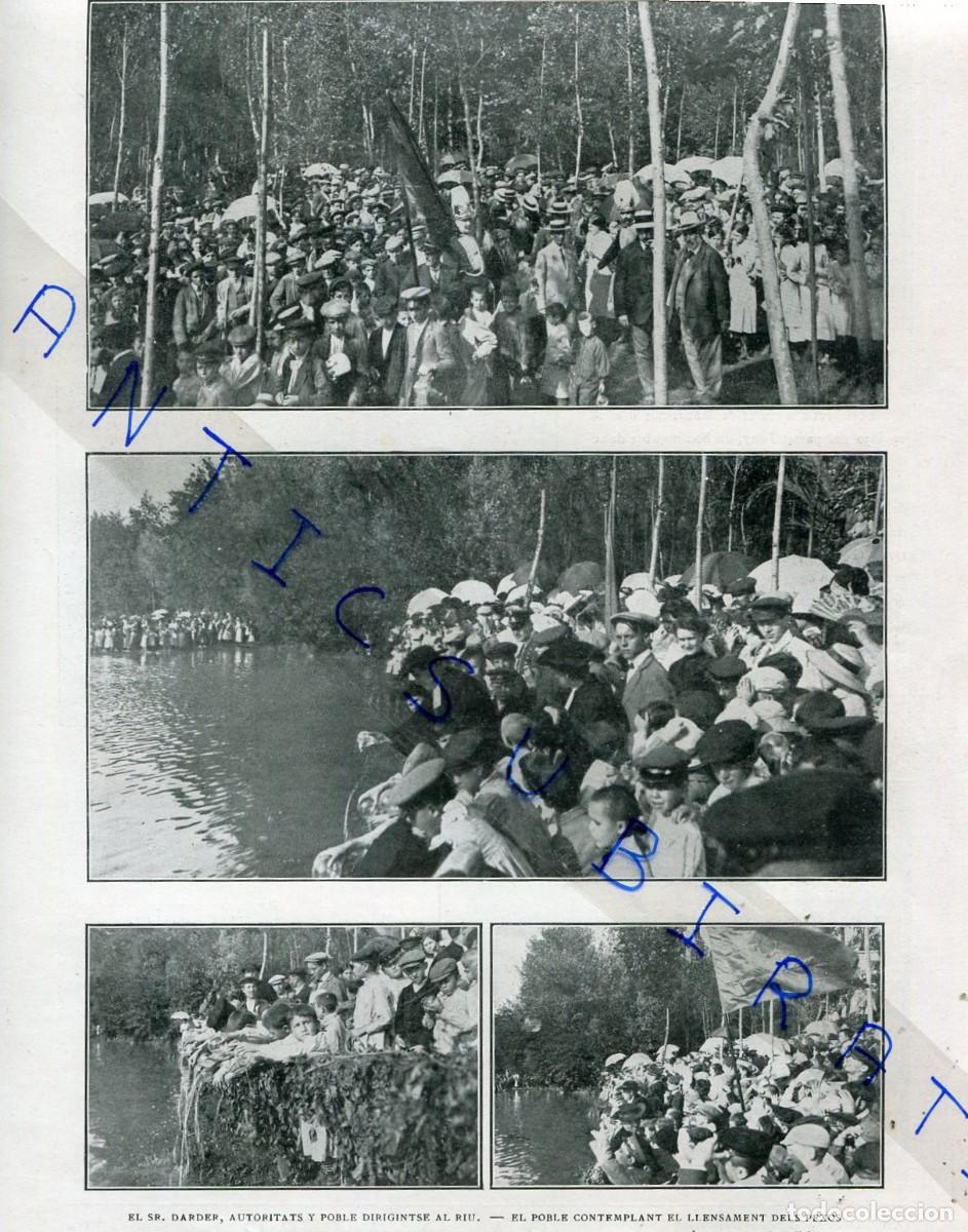 Collezionismo di Riviste e Giornali: REVISTA ANY 1912 FOTOS DE DARDER I LA FESTA DEL PEIX A SANT PERE DE TORELLO SANT BENET DE BAGES