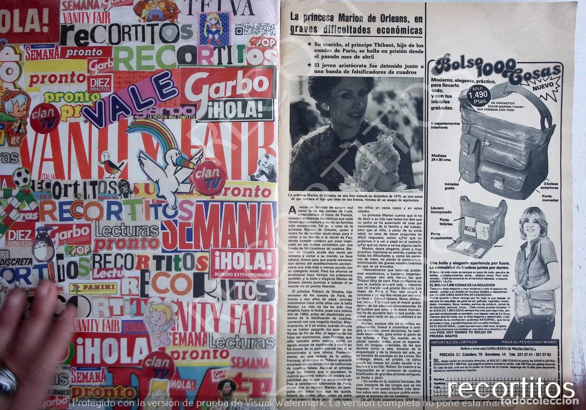 Sammeln von Zeitschriften und Zeitungen: princesa marion de orleans