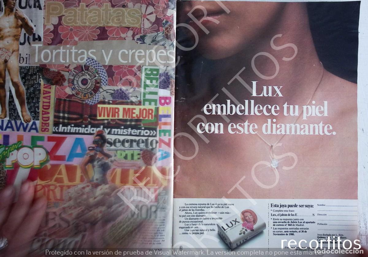 Sammeln von Zeitschriften und Zeitungen: lux jabon de las estrellas rosanna podesta tulipan anuncio publicidad