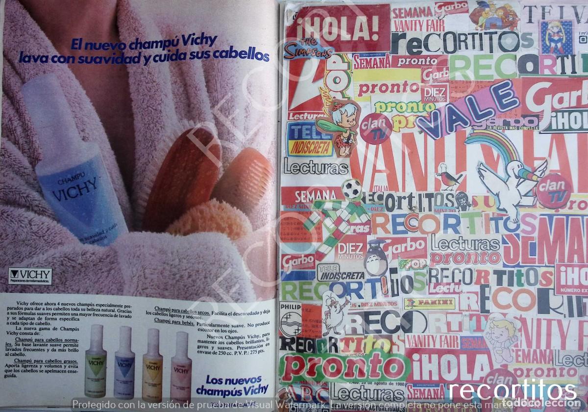 Sammeln von Zeitschriften und Zeitungen: vichy anuncio publicidad champu